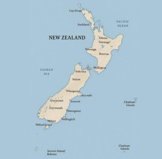 New Zealand map showing G-Robotics regional service coverage